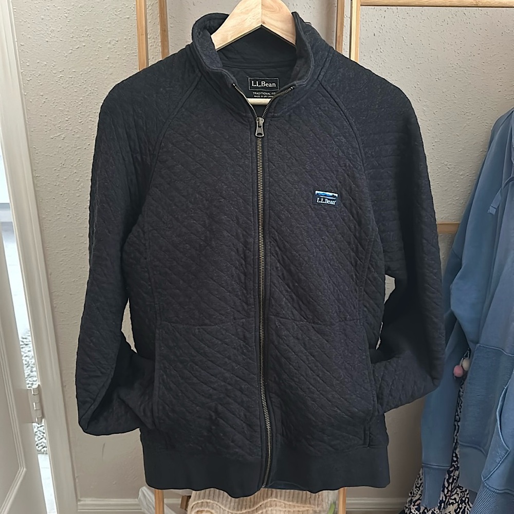 L.L. Bean Black Quilted Jacket